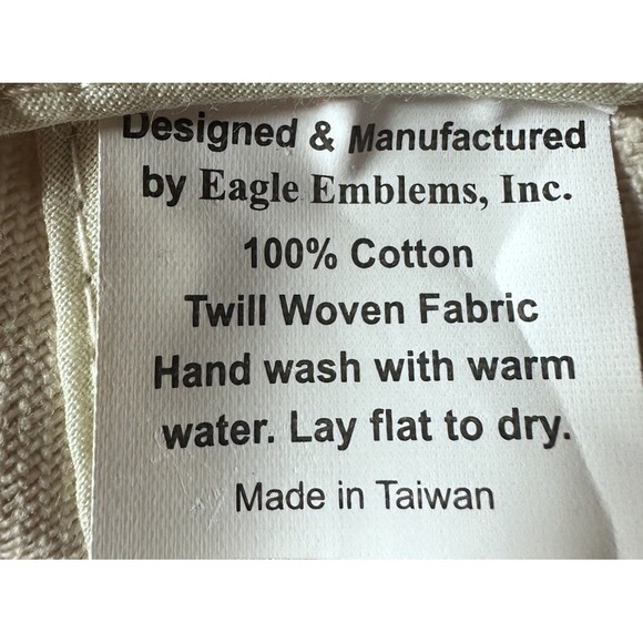 CP00328 Men's USMC Tan Logo Embroidered Ball Cap Adjustable Tan - Picture 9 of 9